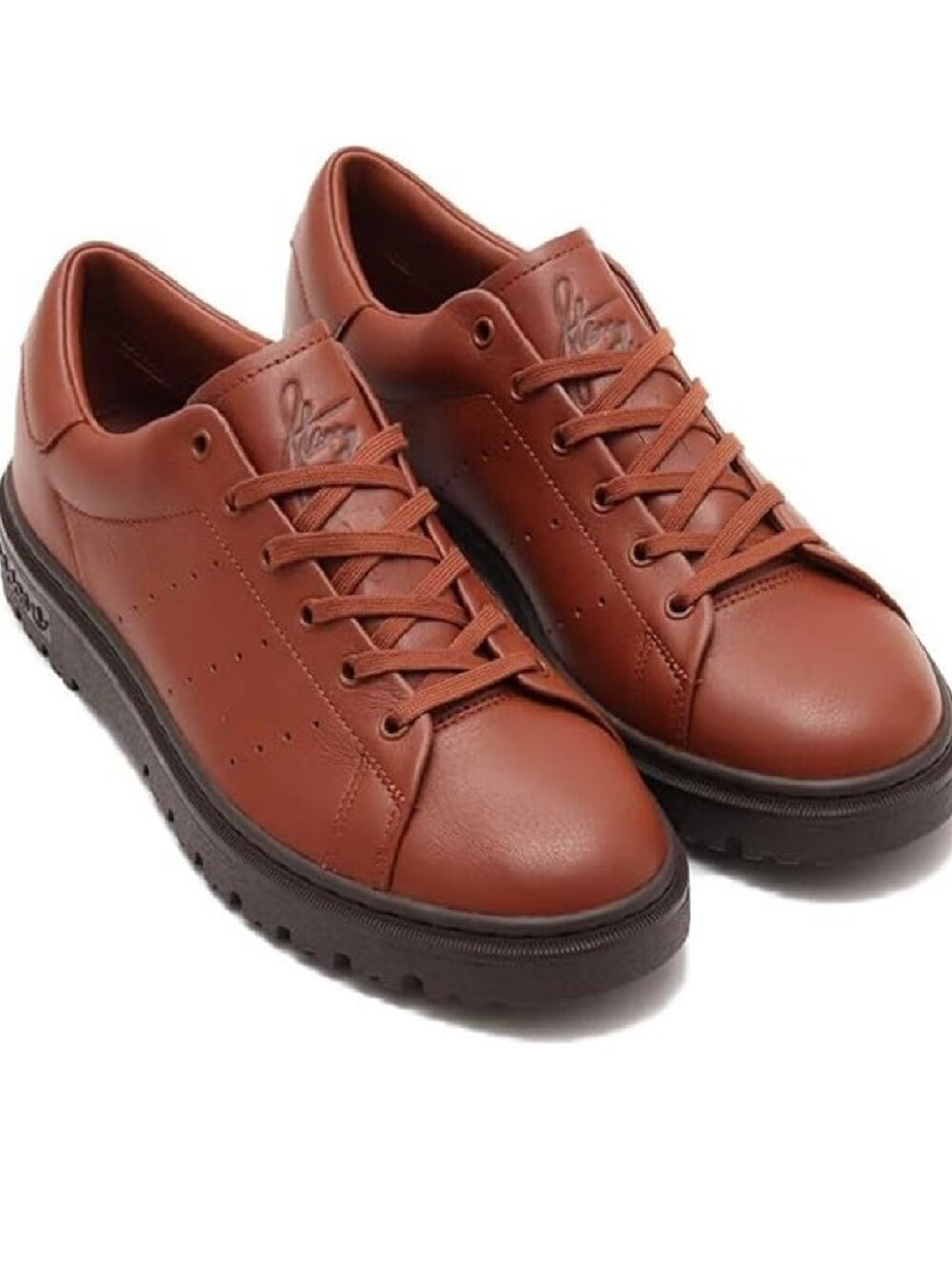 Mens Stan Smith Frezieit Lace Up Sneakers Shoes Casual - Brown